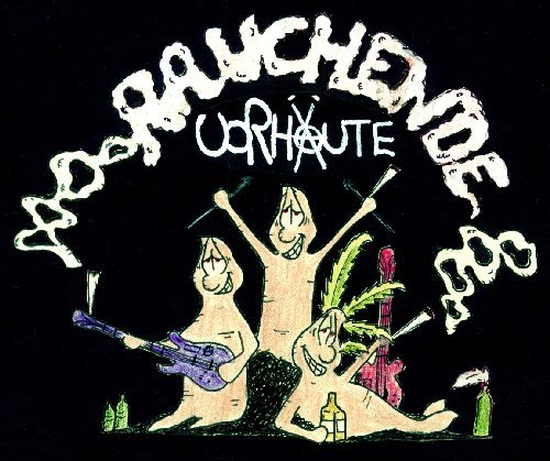 Malerei Rauchende Vorh&auml;ute